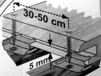 5mm montaž. úchytky